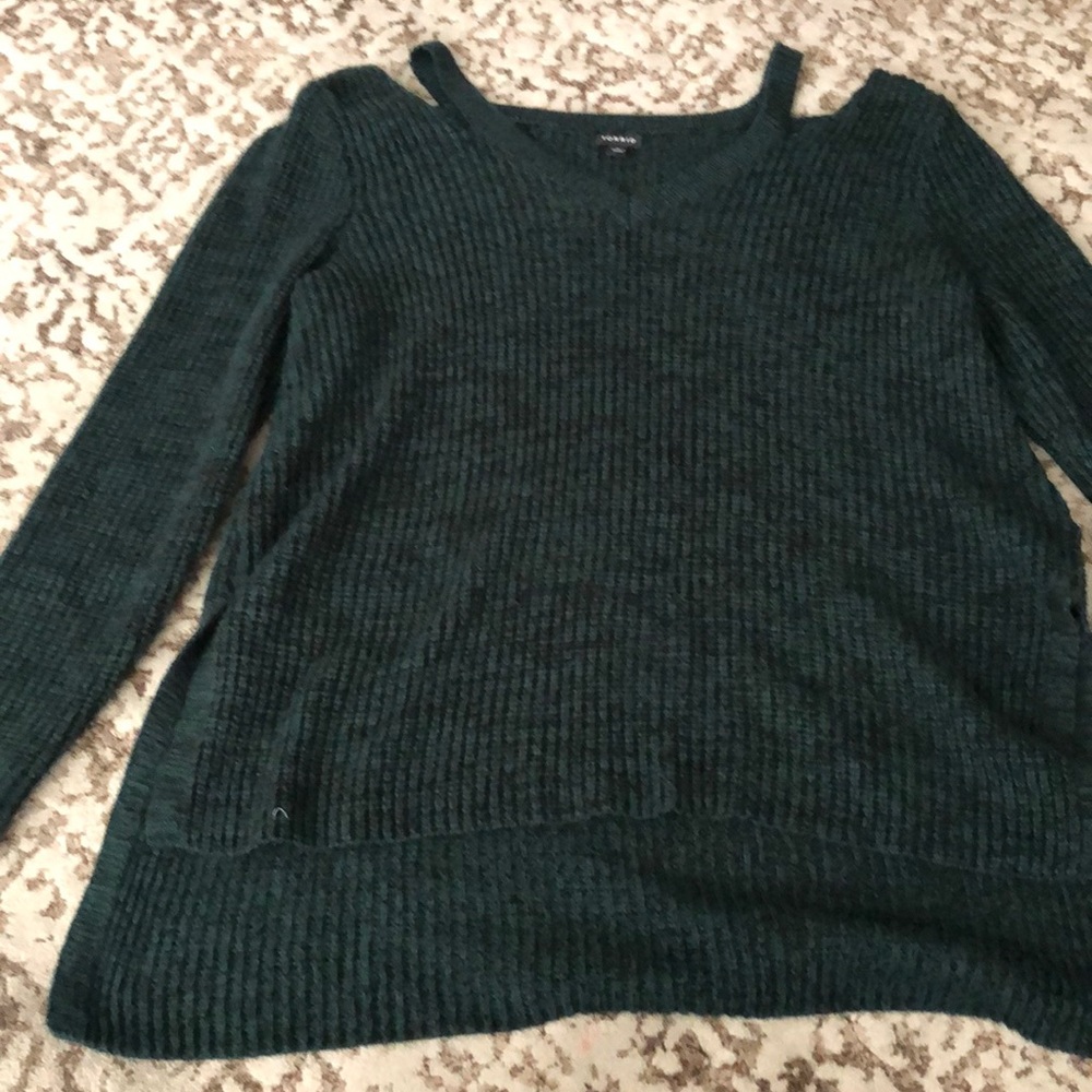 Torrid emerald sweater